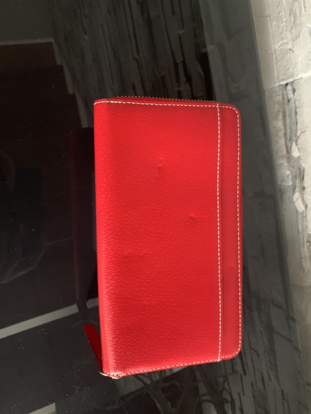Kate Spade New York Red Leather Zip-Around Wallet - photo 2