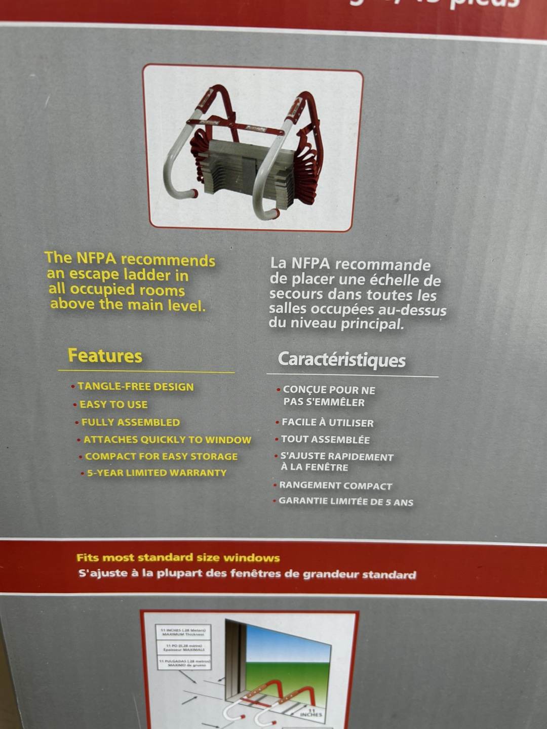 Kidde 2-Story 13-Foot Escape Ladder - photo 3