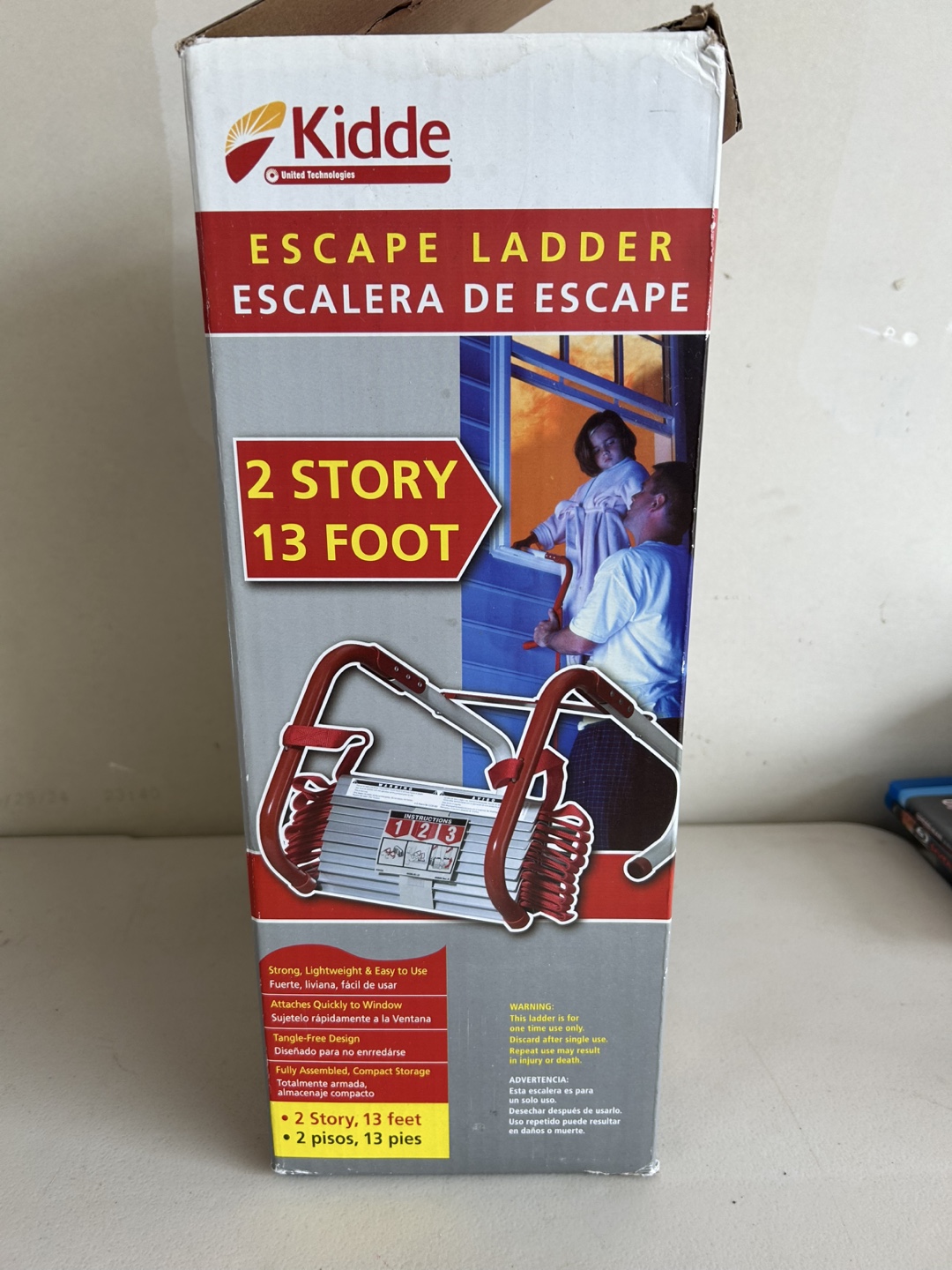Kidde 2-Story 13-Foot Escape Ladder