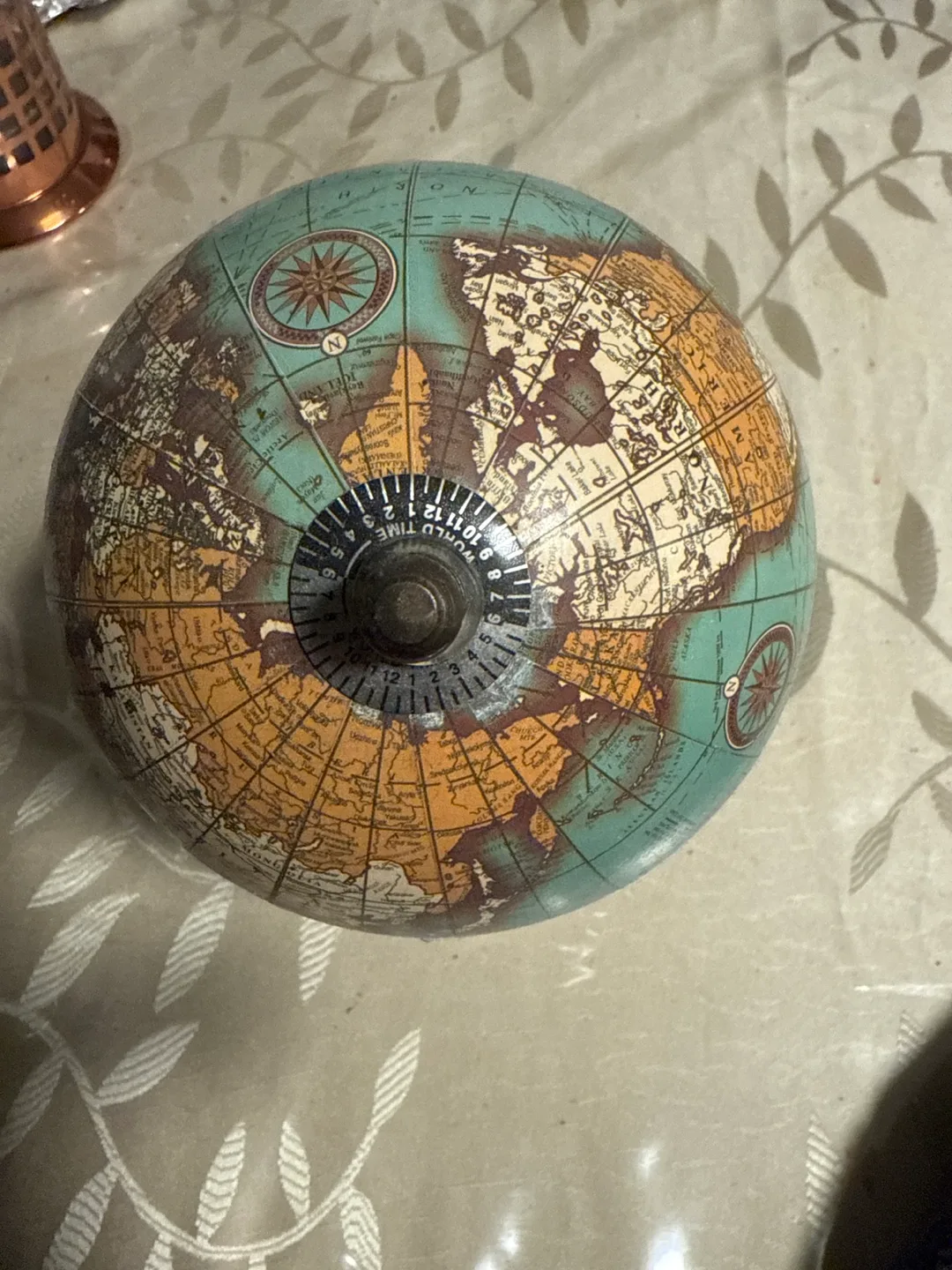 Vintage Decorative Globe marble base image indicator(4)