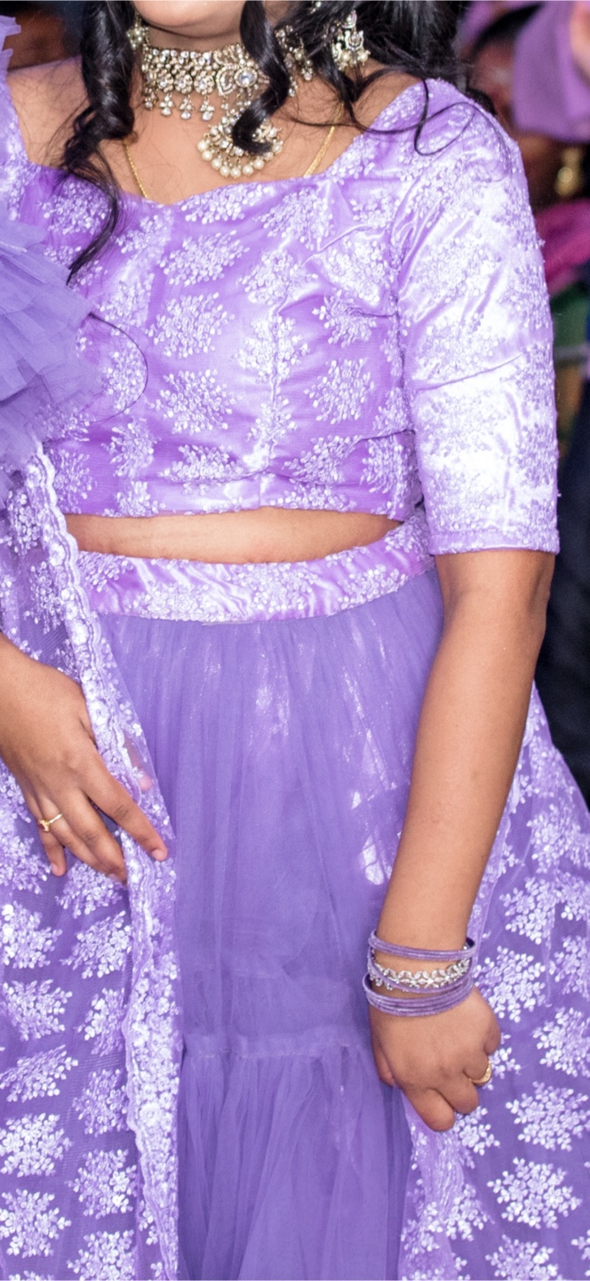 Gorgeous Lavender Lehenga Choli rental also available - photo 3