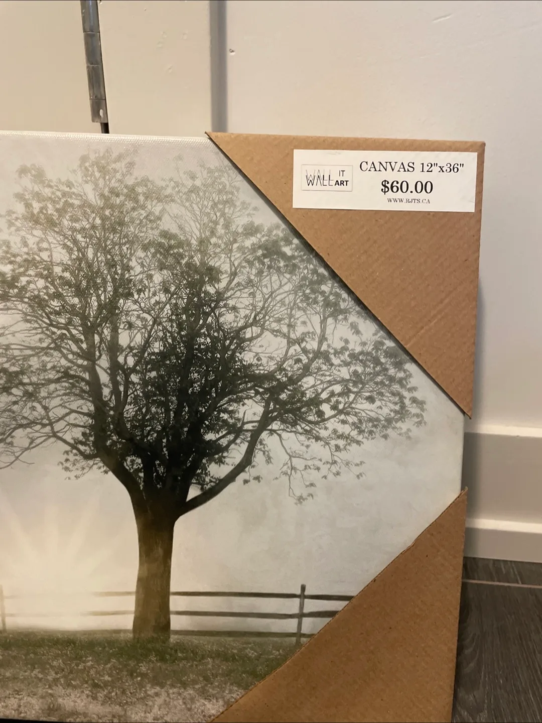 Rustic Farmhouse Canvas Wall Art - Blue Truck and Barn image indicator(2)