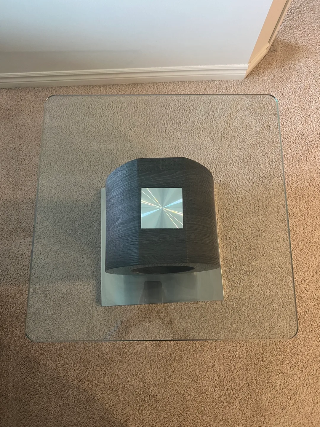 Modern Glass Top Coffee Table AND Side Table image indicator(5)