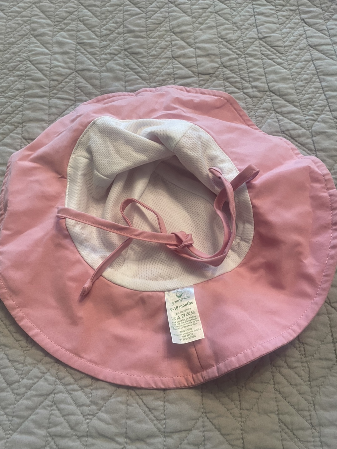 Baby Girl's Pink Sun Hat - 9-18 Months - photo 3