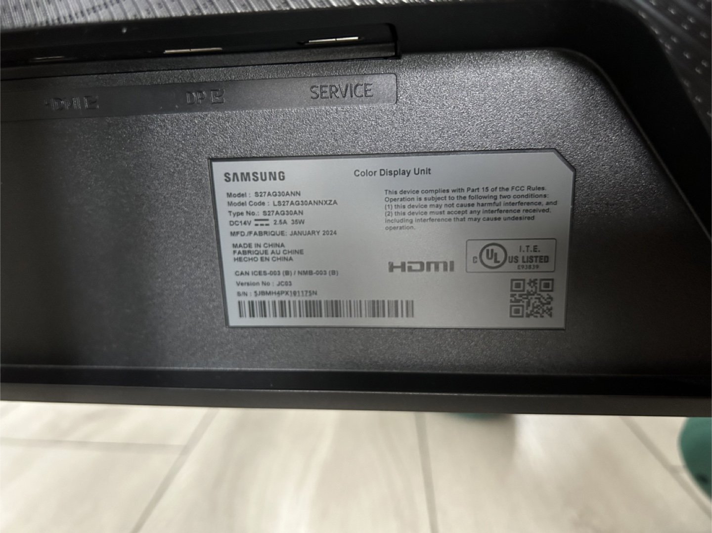 Samsung 27-inch Gaming Monitor - photo 3