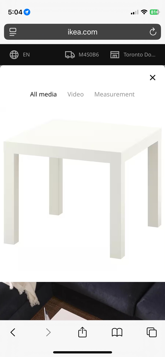 Ikea Lack White Coffee Table