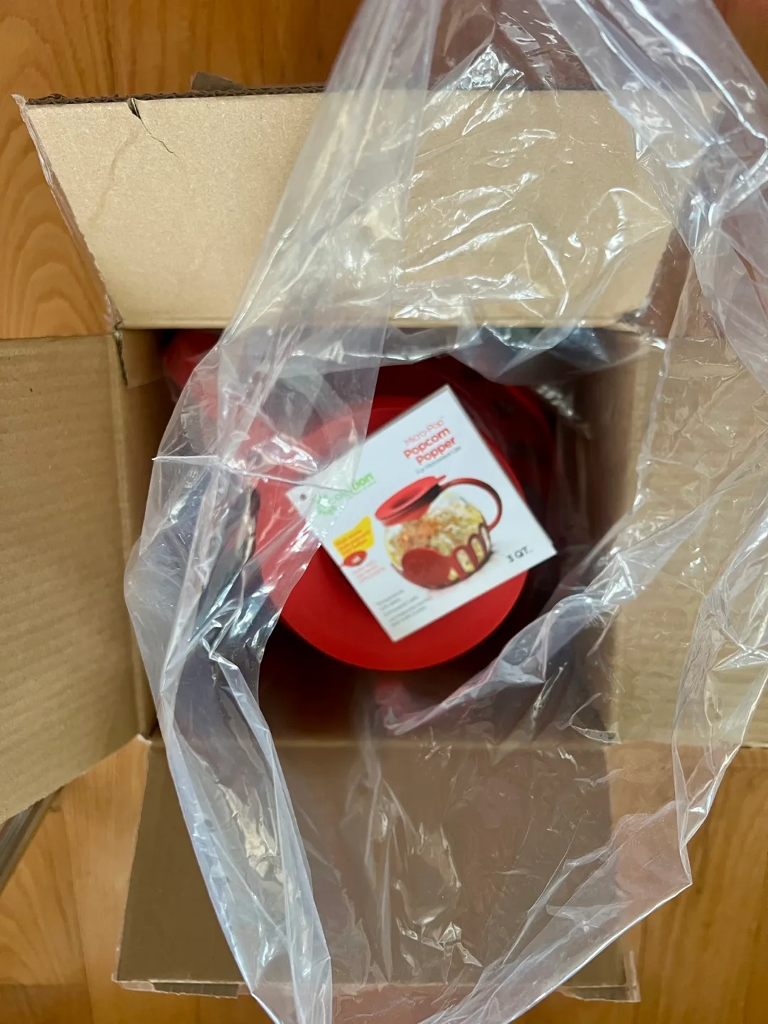 Ecoution 3-Quart Microwave Popcorn Popper - Red image indicator(7)