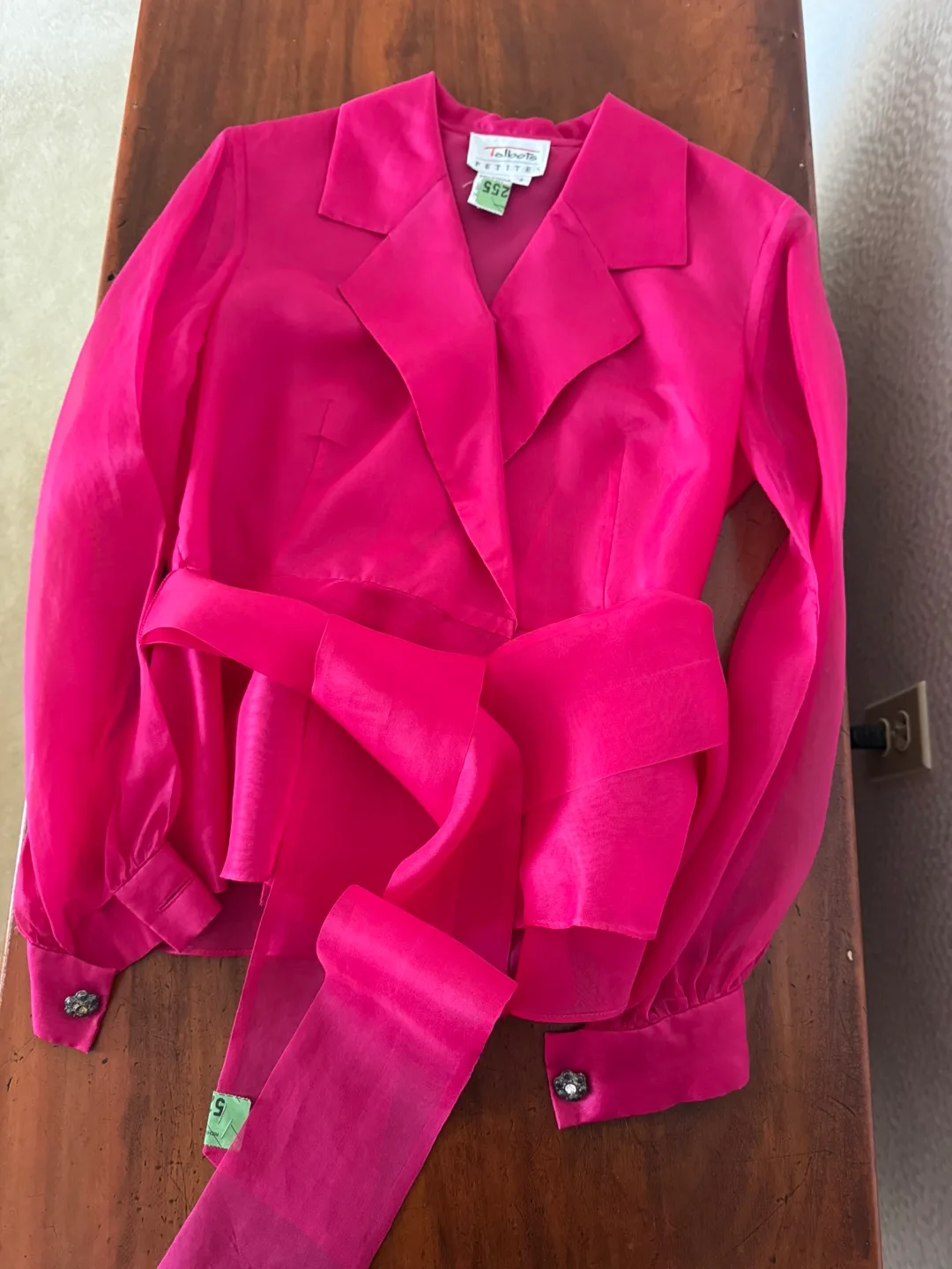Talbots Petite Pink Blouse image indicator(2)