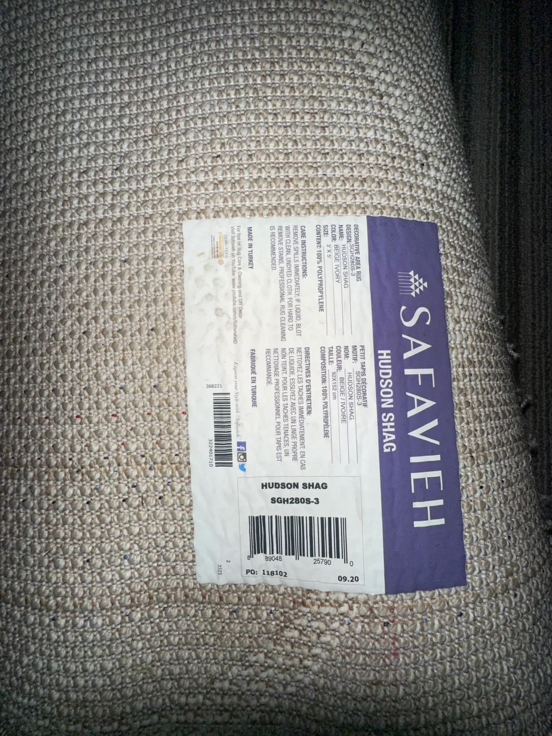 SAFAVIEH Hudson Shag Rug image indicator(3)