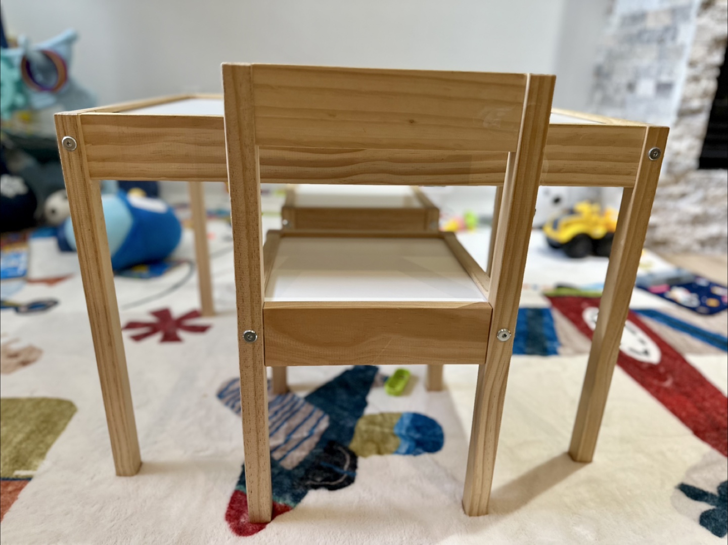 IKEA Children's Table and Two Chairs Set - photo 4
