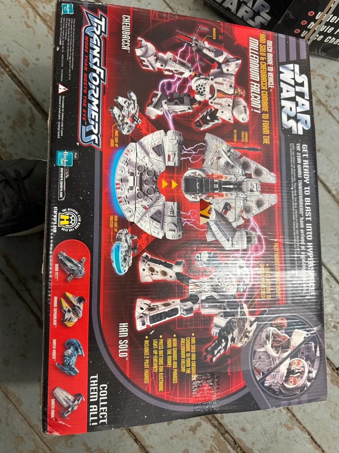 Transformers Star Wars Millennium Falcon Hasbro Action Figure image indicator(3)