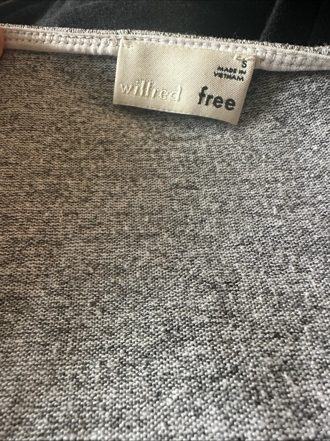 Wilfred Free Grey V-Neck Top - Size Small image indicator(2)