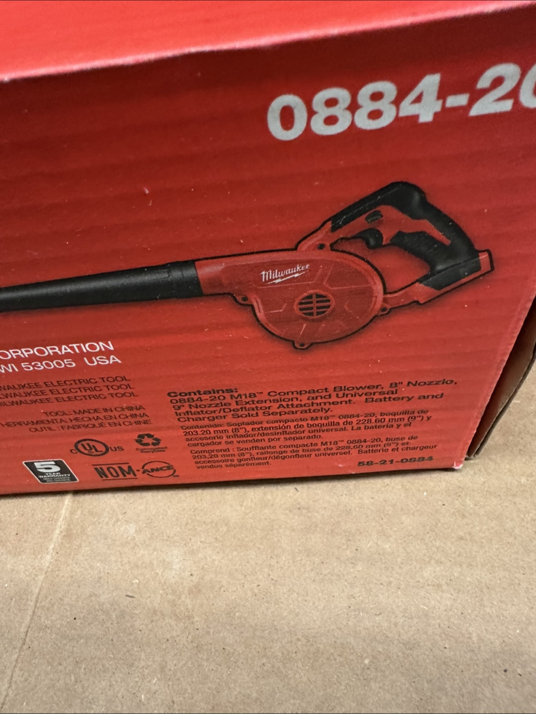 Milwaukee Tool M18 18V Lithium-Ion Cordless Compact Blower - photo 2