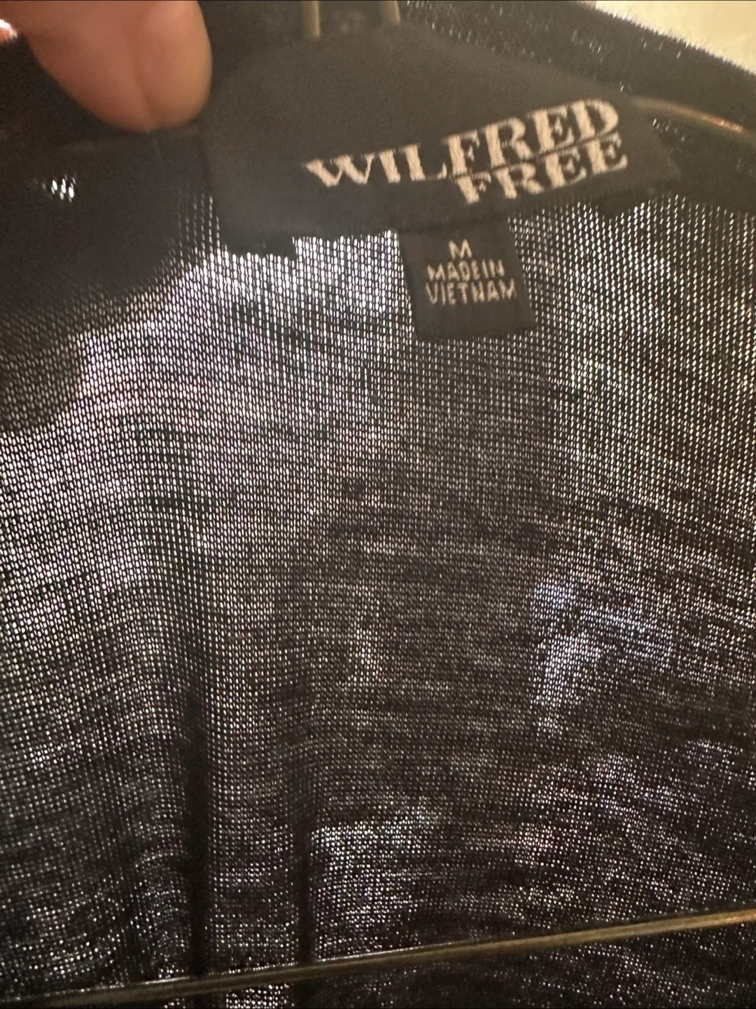 Wilfred Free Black Long Sleeve Dress Size M image indicator(2)