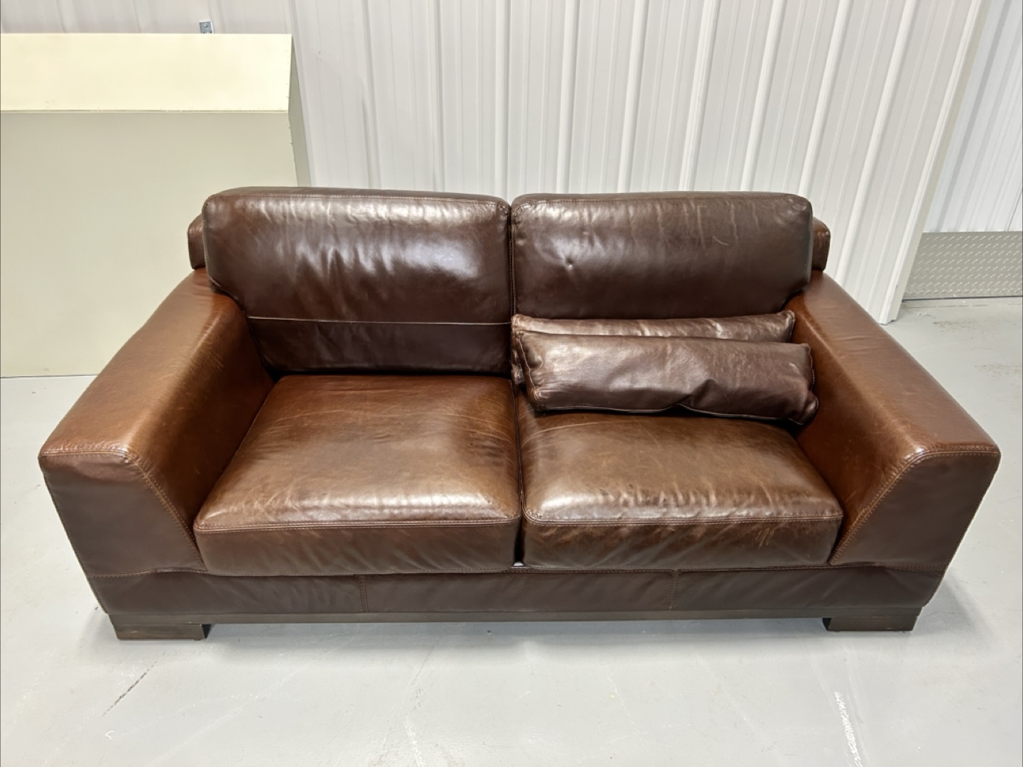 Rare Authentic Natuzzi Premium Leather Loveseat Set - photo 2