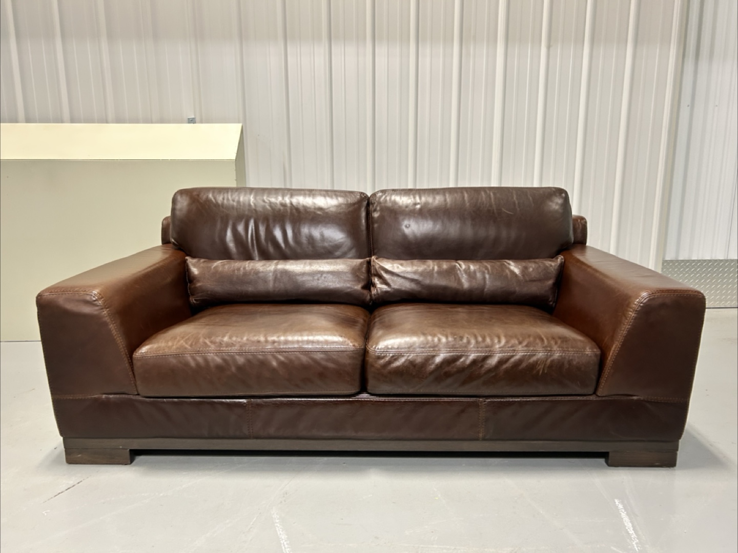 Rare Authentic Natuzzi Premium Leather Loveseat Set