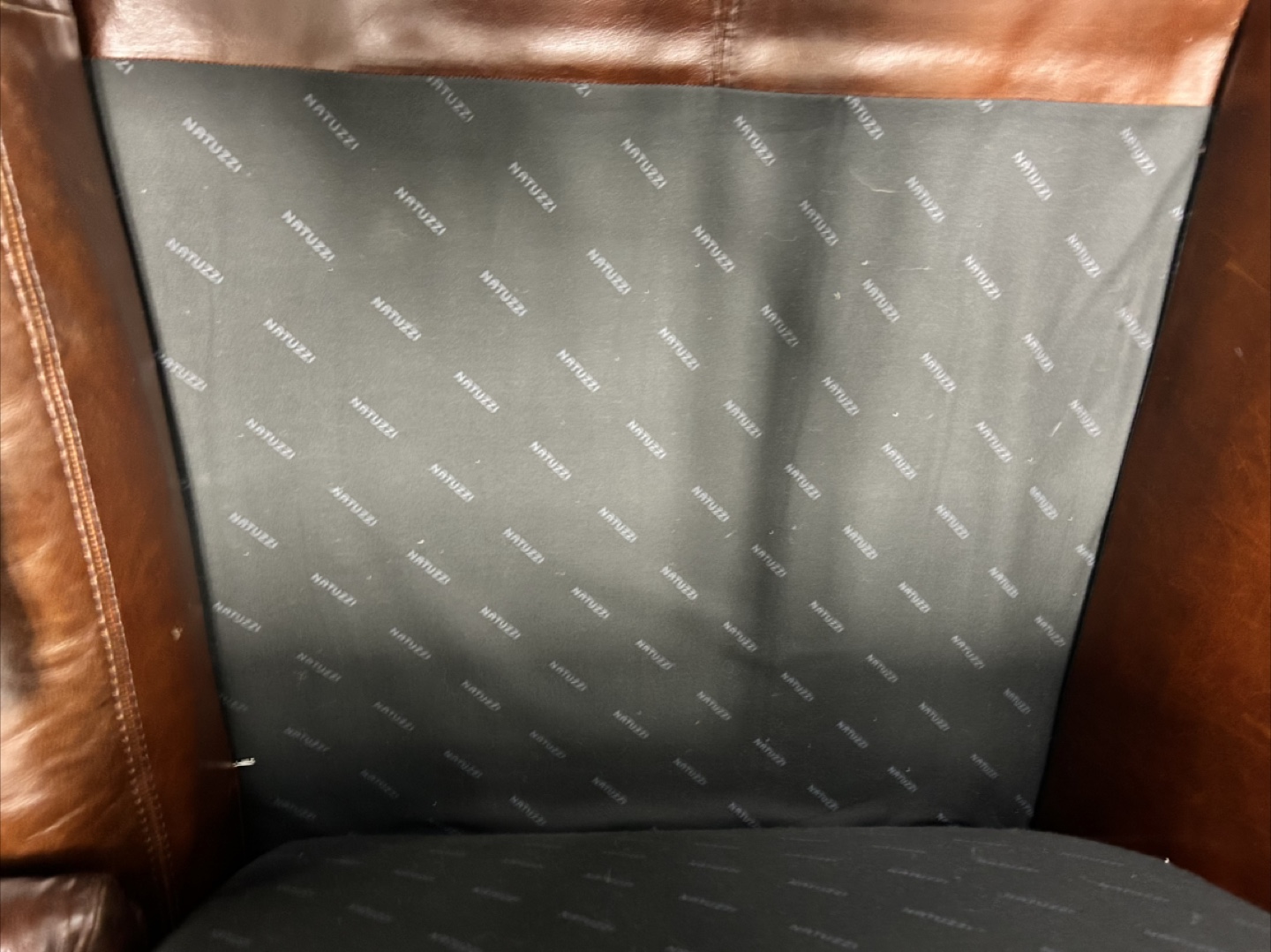 Rare Authentic Natuzzi Premium Leather Loveseat Set - photo 4
