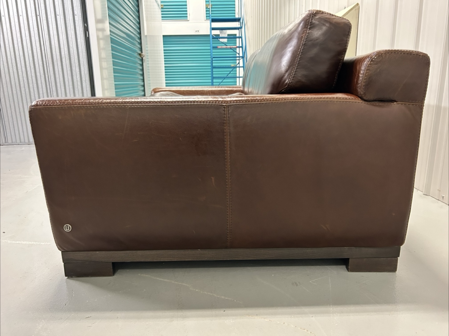 Rare Authentic Natuzzi Premium Leather Loveseat Set - photo 5