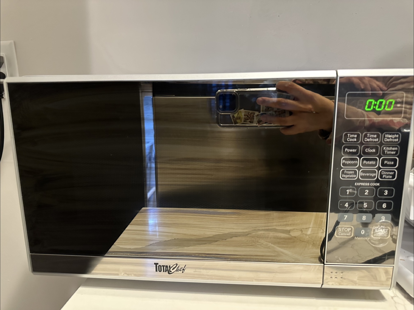 Total Chef Microwave - Stainless Steel