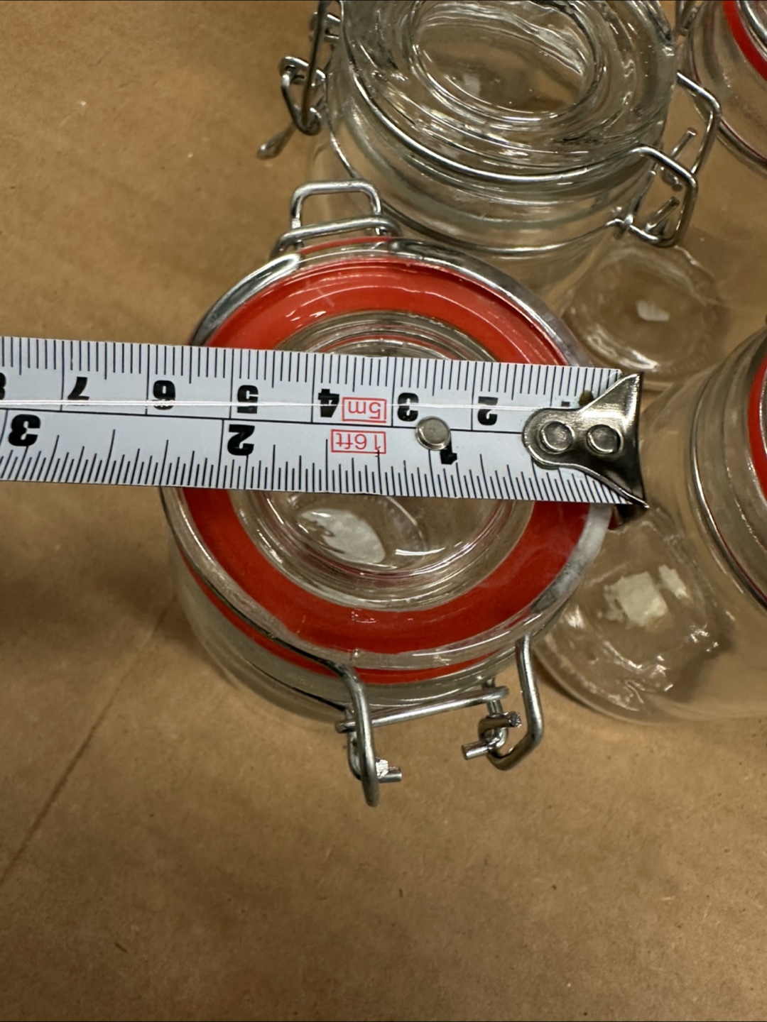 Set of 5 Glass Jars with Metal Clasps - photo 4