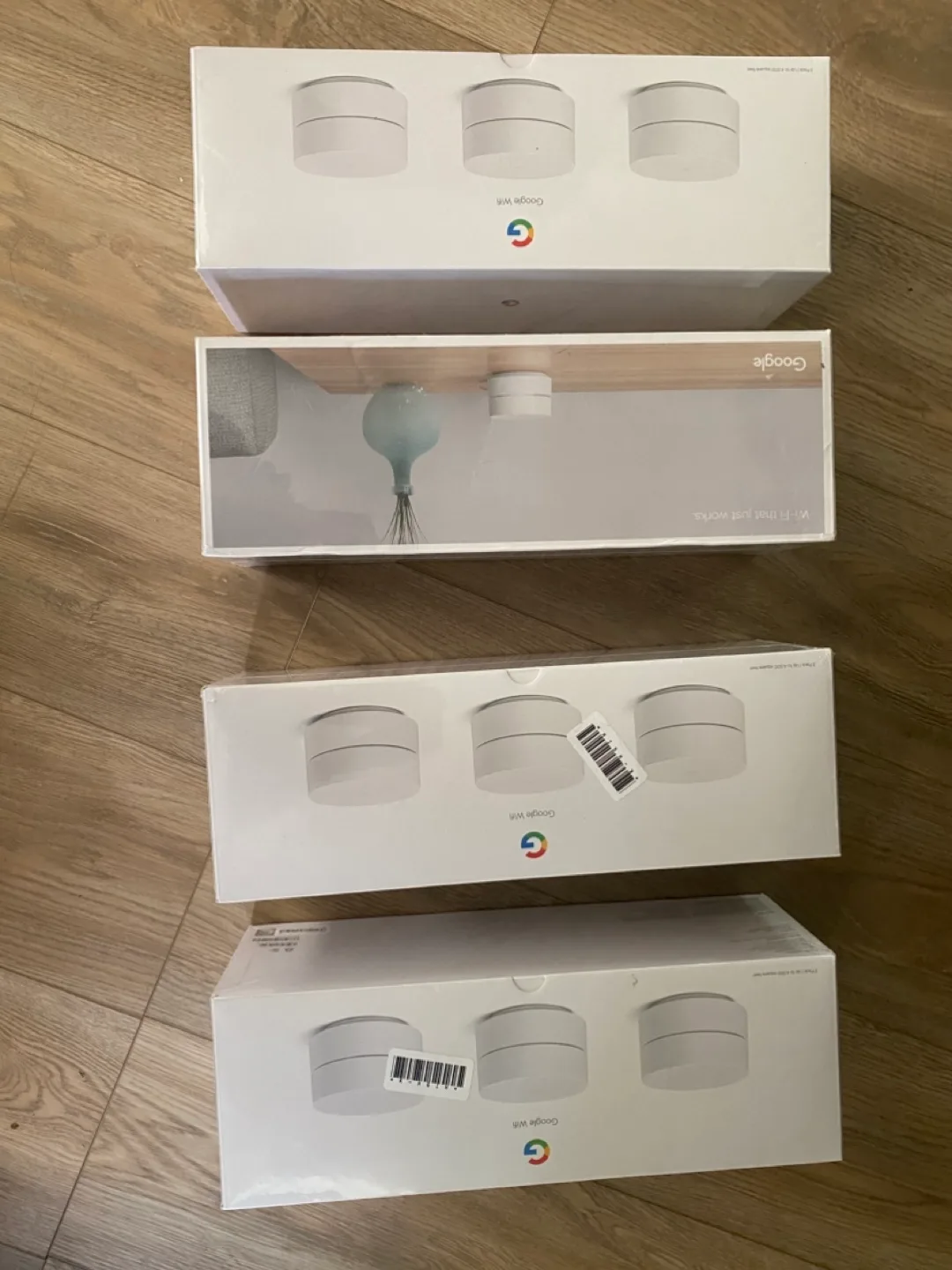 Google Wifi 3-pack Router System - Brand New in Box thumbnail