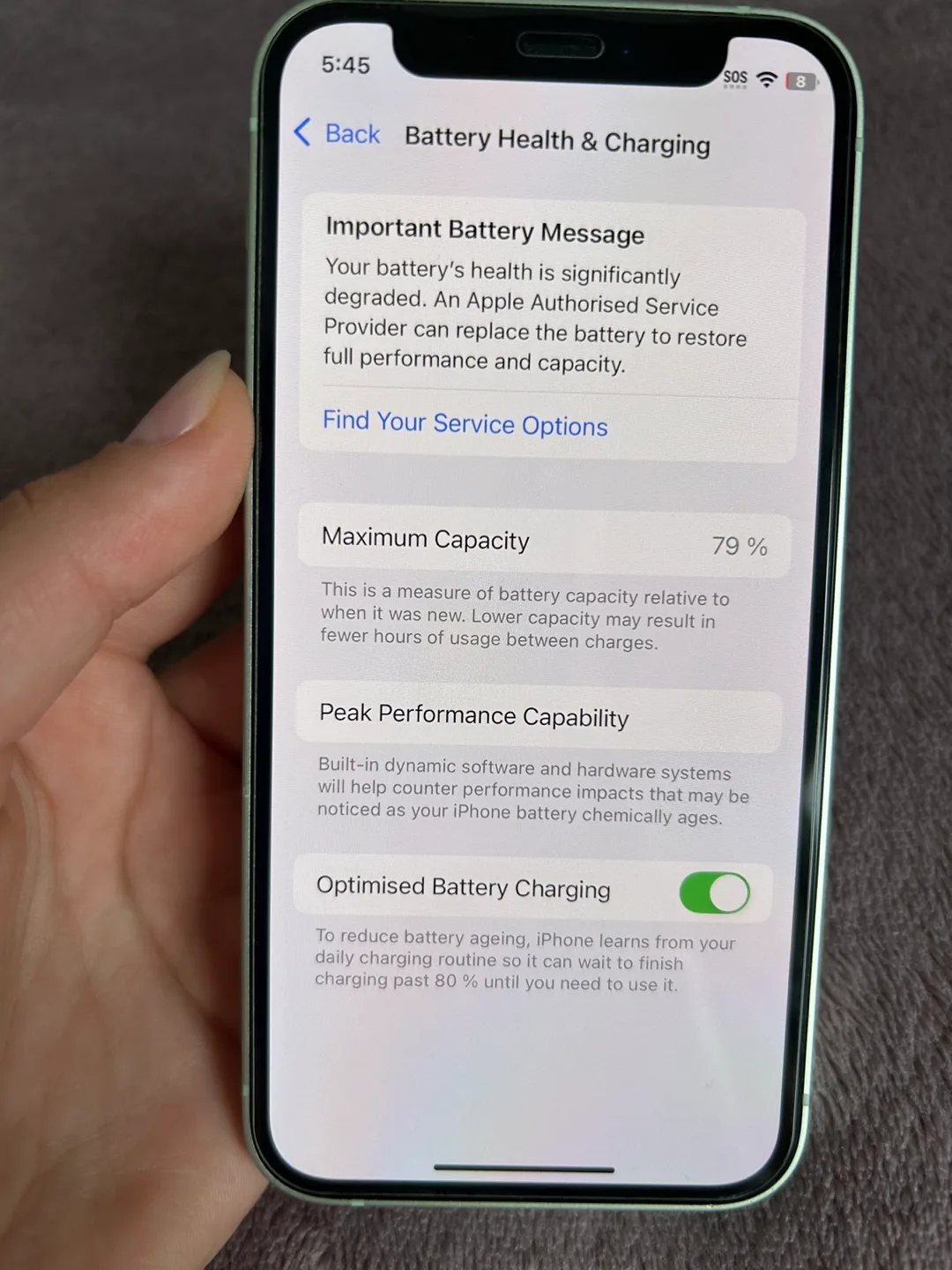 iPhone 12 mini - 64GB Mint Green - Great Condition - Unlocked image indicator(6)