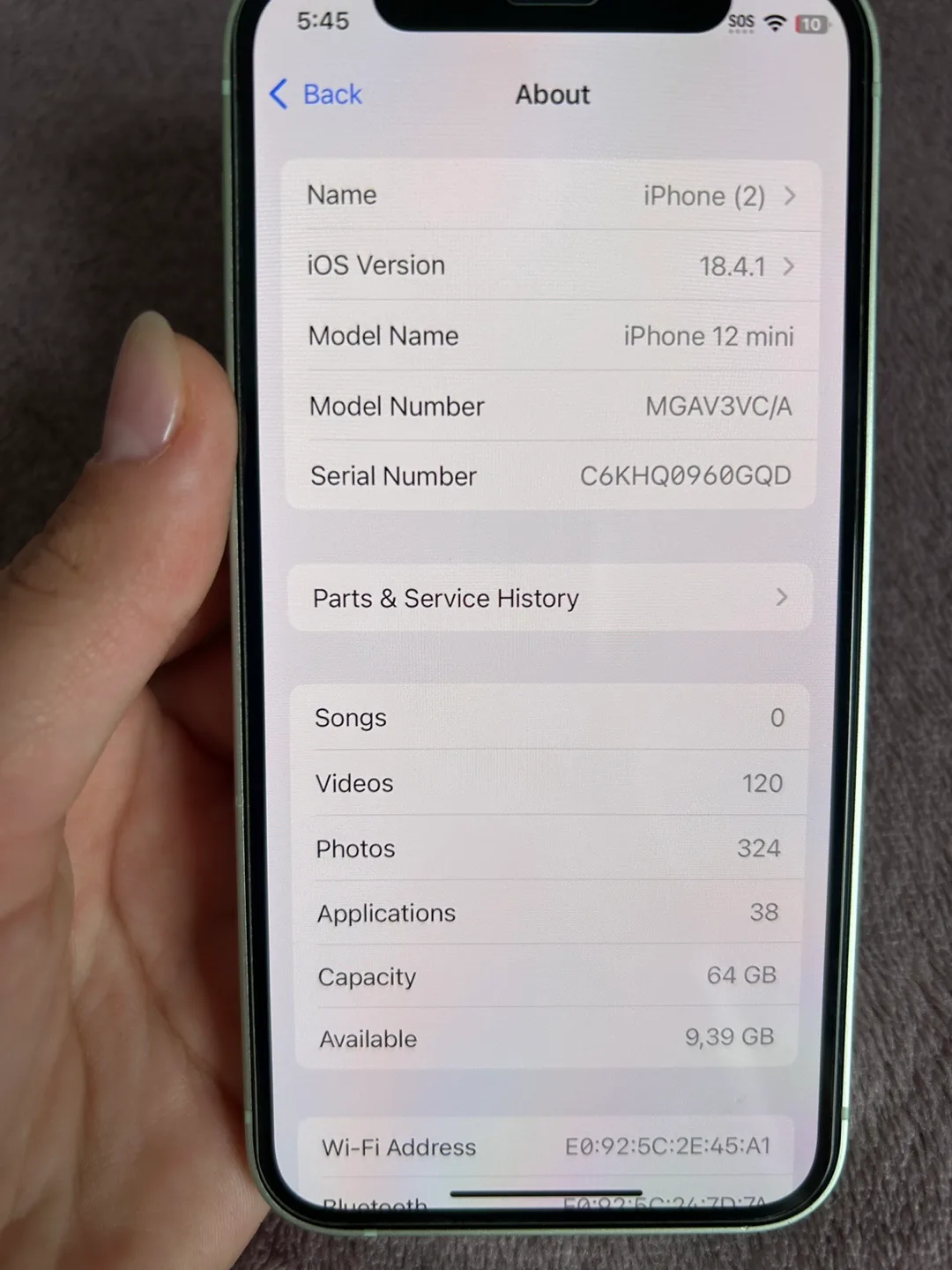 iPhone 12 mini - 64GB Mint Green - Great Condition - Unlocked image indicator(7)