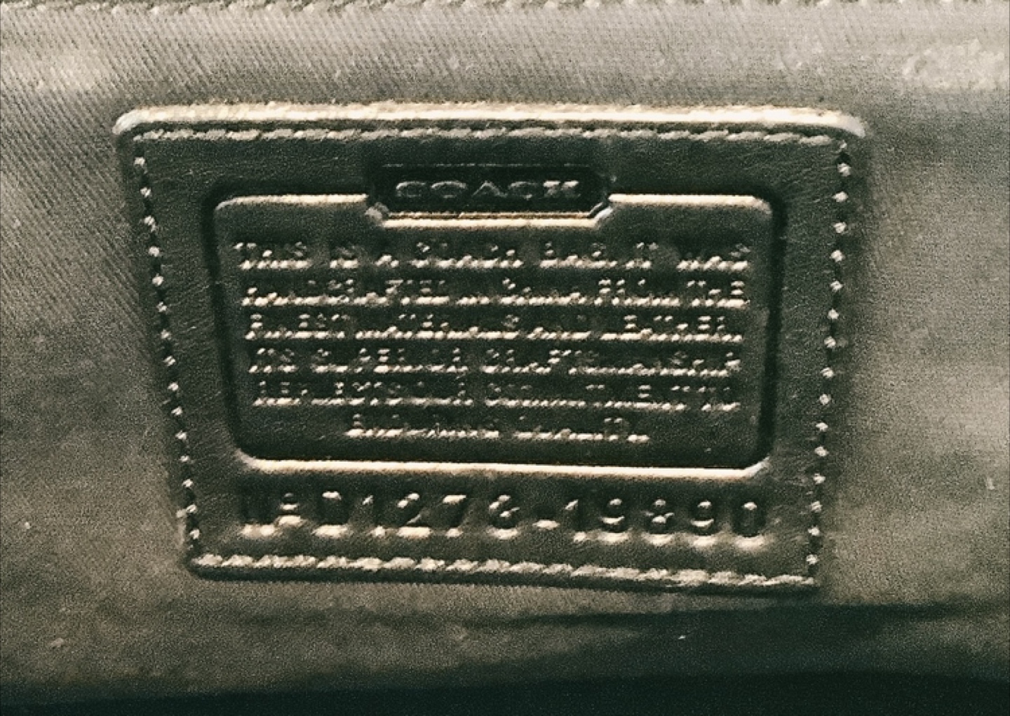 Coach Black Leather Tote Bag with Tassel - photo 5