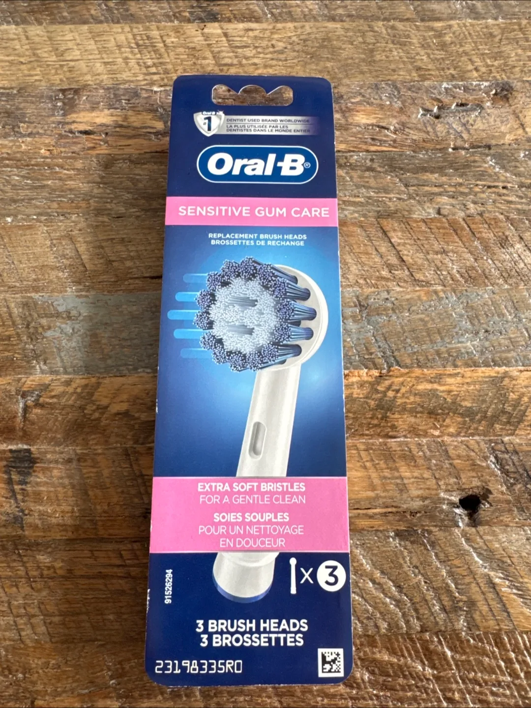 Oral-B Sensitive Gum Care Replacement Brush Heads (3 Pack) thumbnail