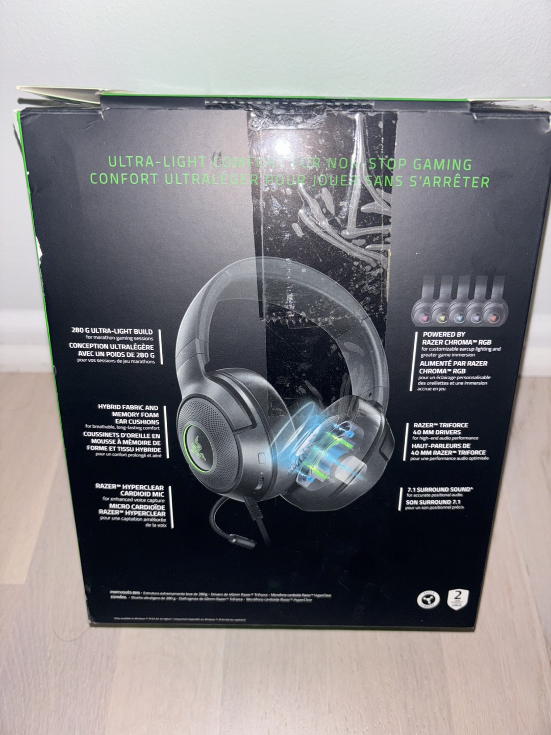 Razer Kraken V3 X Wired Gaming Headset - Black - photo 2