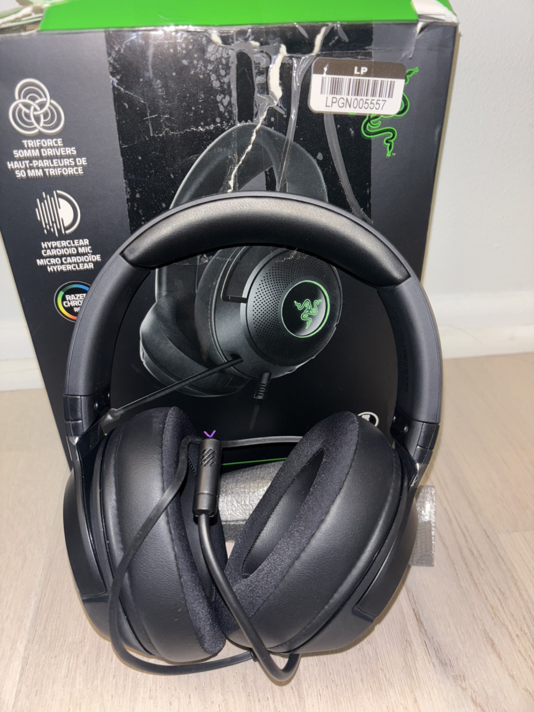 Razer Kraken V3 X Wired Gaming Headset - Black - photo 5