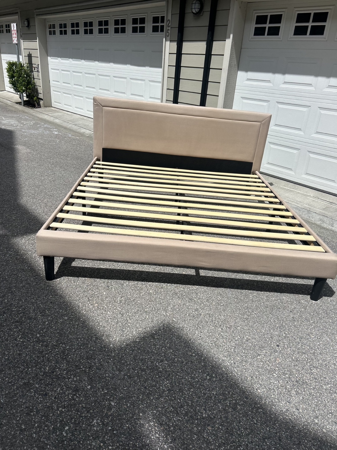 King Size Upholstered Bed Frame