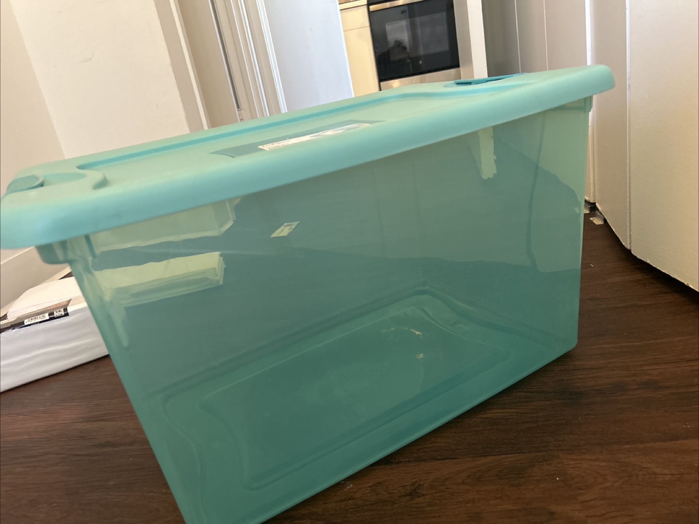 Sterilite 16-Quart Latch Box, Teal - photo 2