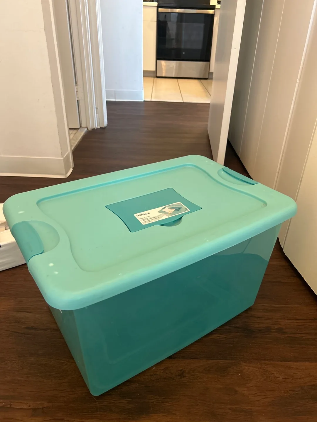 Sterilite 16-Quart Latch Box, Teal thumbnail