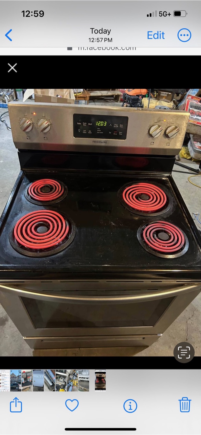 Frigidaire Electric Range - photo 2
