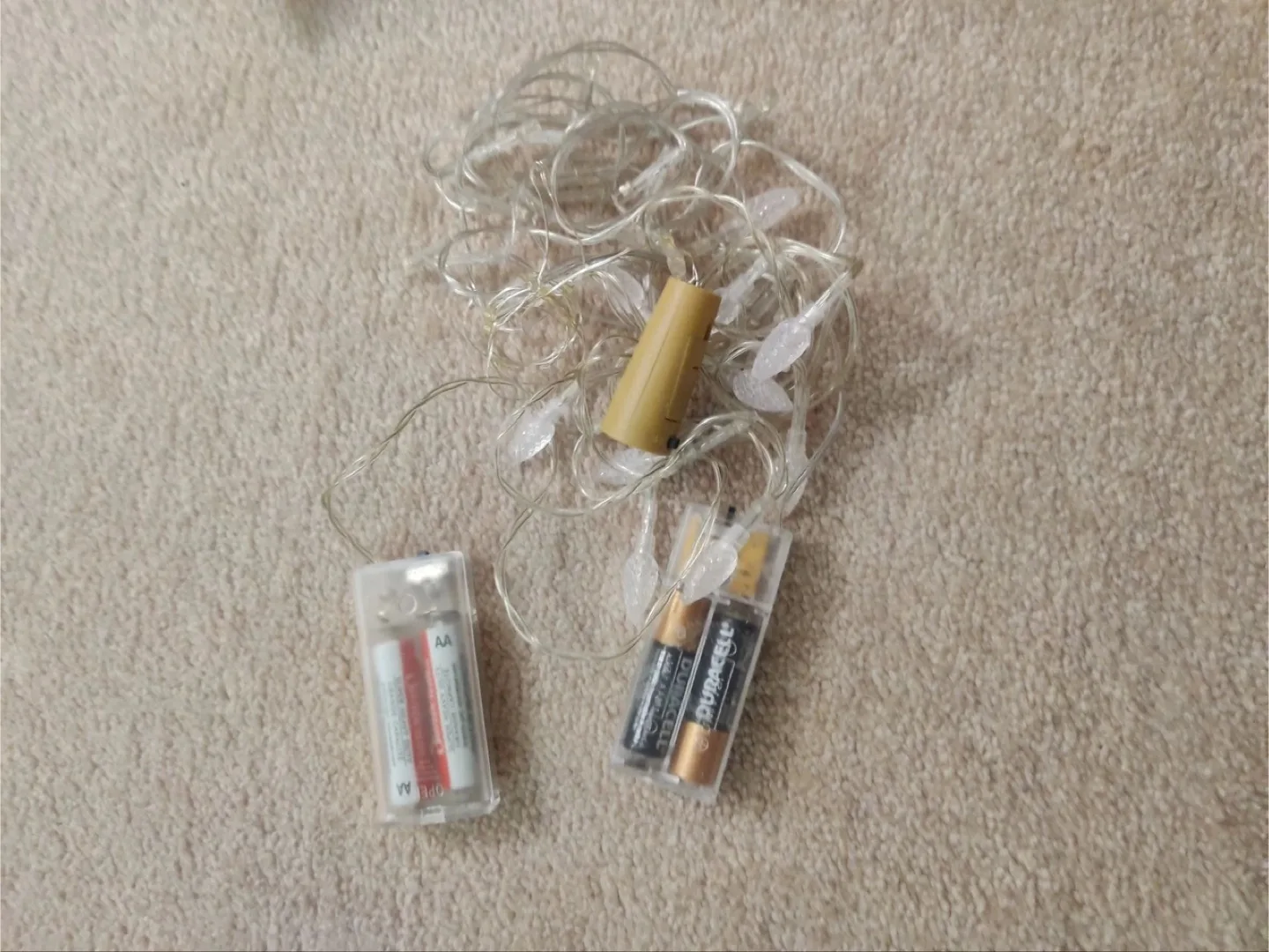 Battery-Operated Cork LED String Lights thumbnail