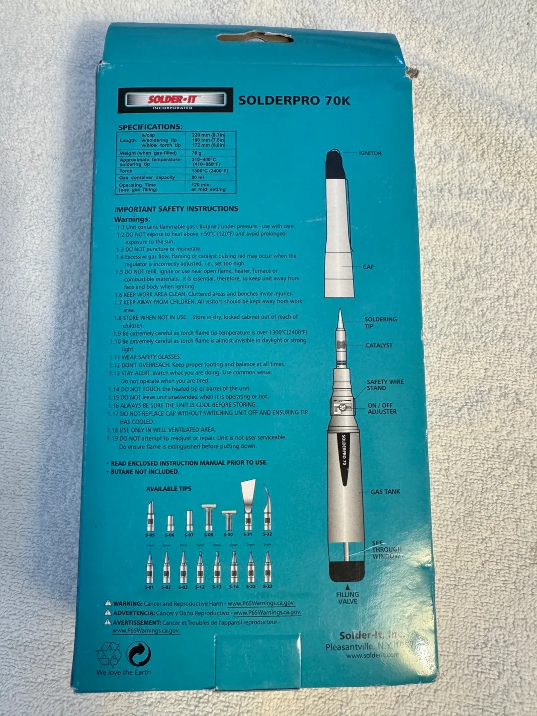 SOLDER-IT Solderpro 70k Butane Soldering Iron Kit image indicator(5)