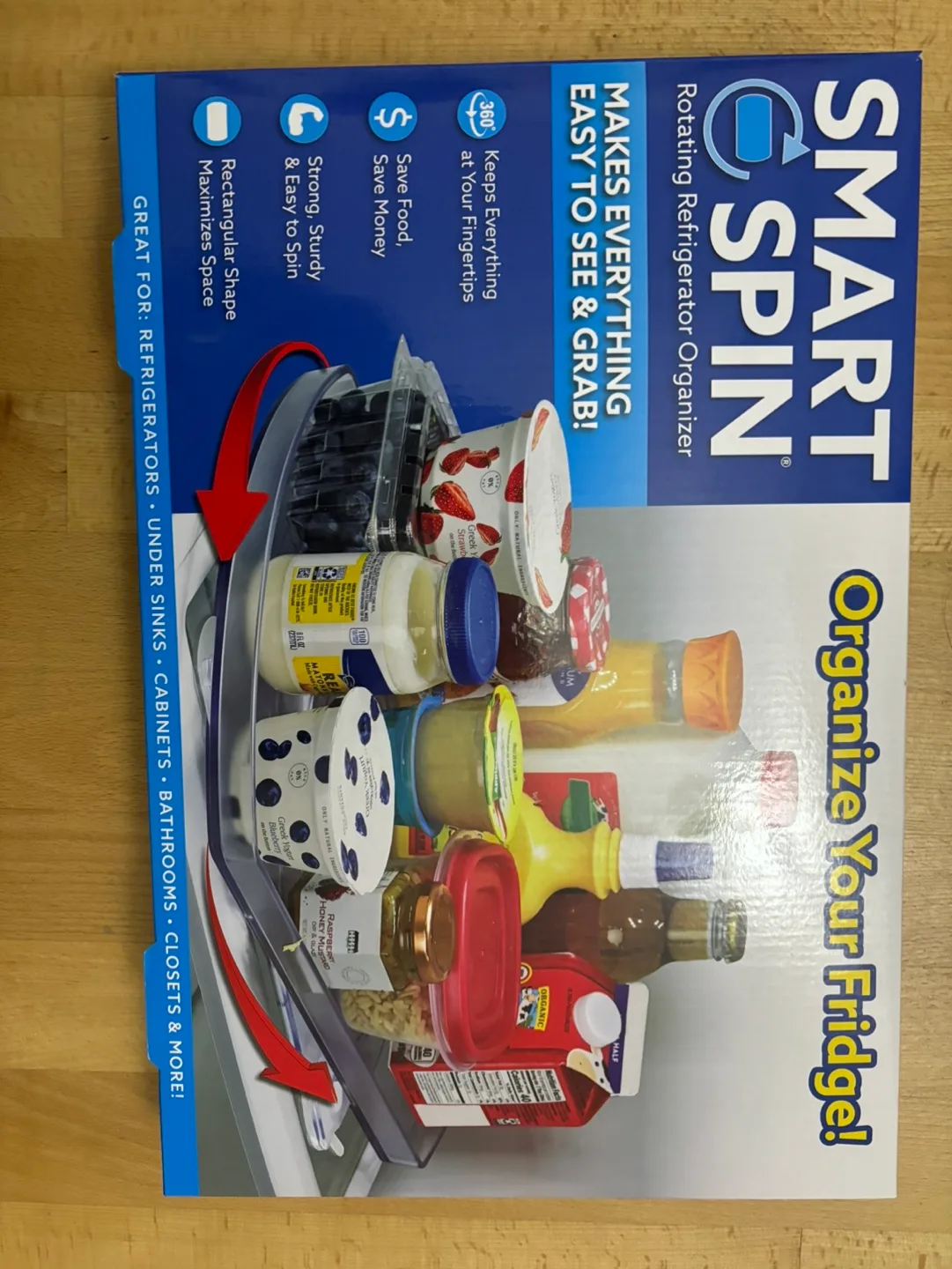 Smart Spin Rotating Refrigerator Organizer #freecycle 💚 thumbnail