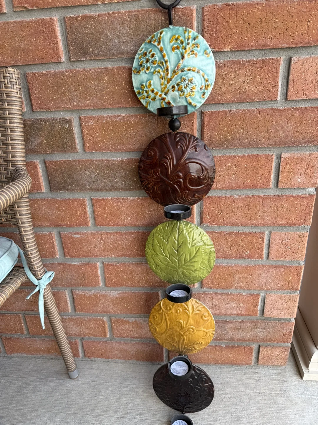 Multicoloured Metal Votive Candle Holder thumbnail