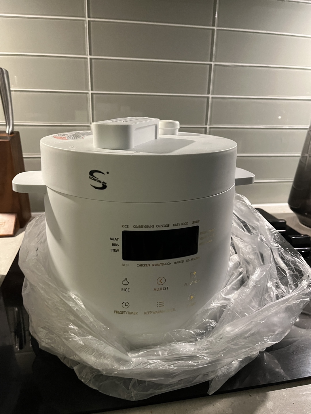 White Electric Pressure Cooker