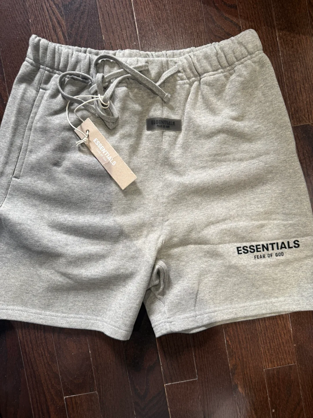 Fear of God Essentials Grey Sweatshorts - Size Medium thumbnail