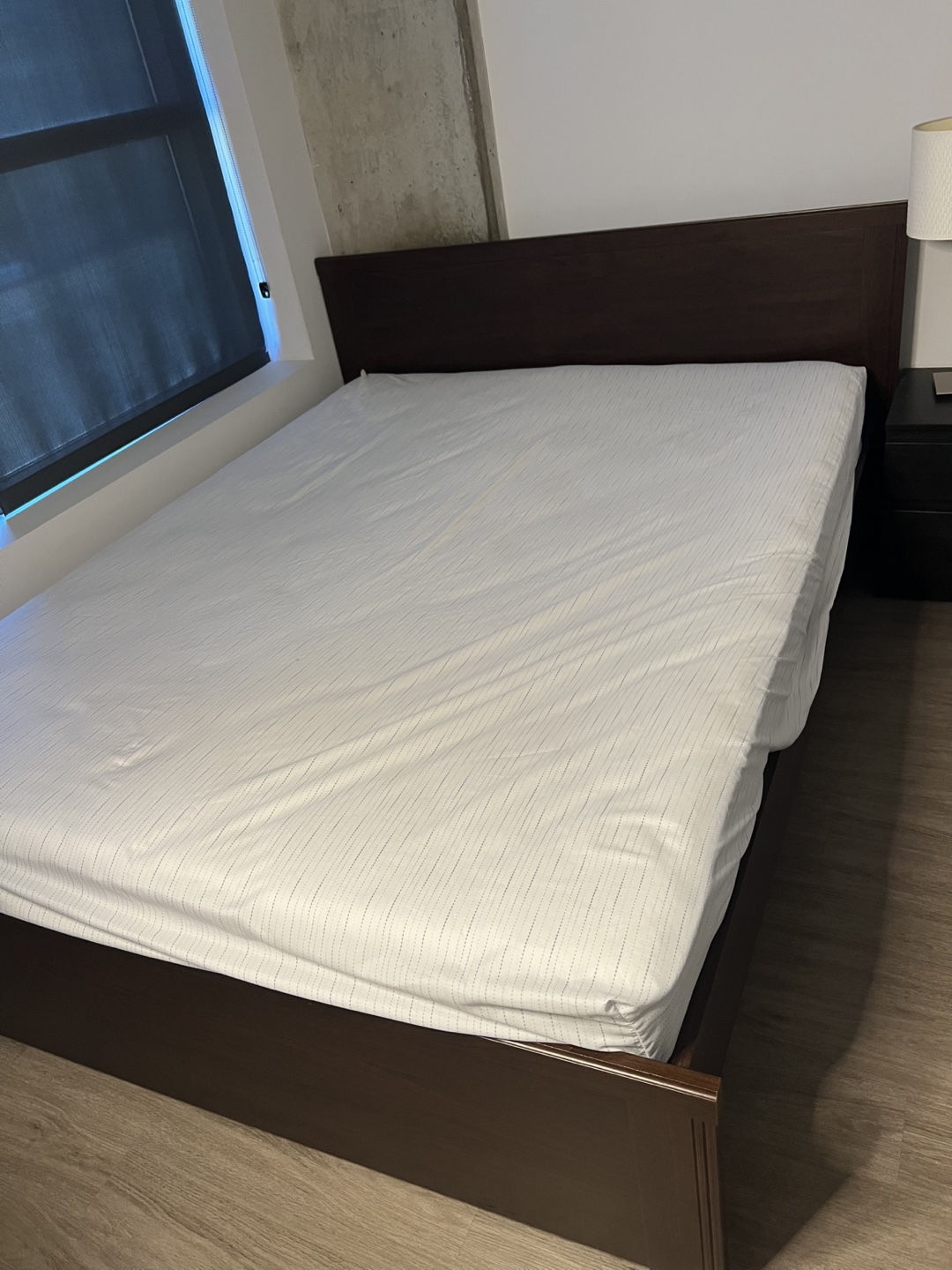 IKEA Wooden Queen Size Bed Frame - photo 2