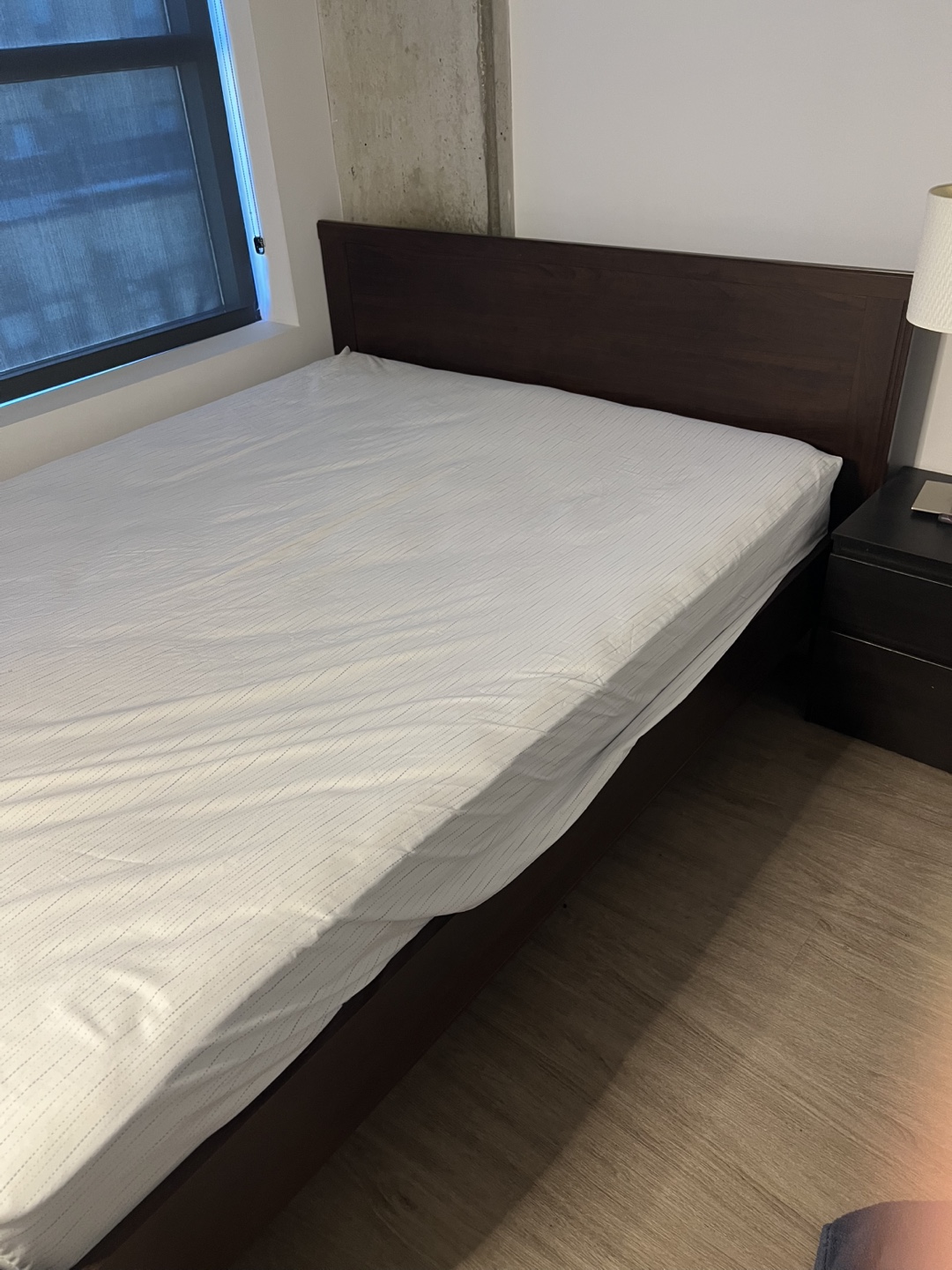 IKEA Wooden Queen Size Bed Frame - photo 3