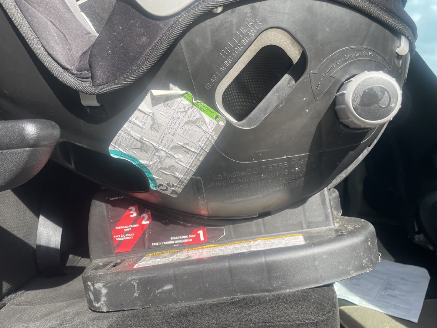 Evenflo convertible car seat - photo 3