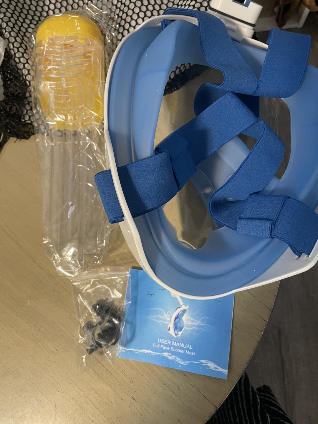 Full Face Snorkel Mask with Dry Top - photo 2