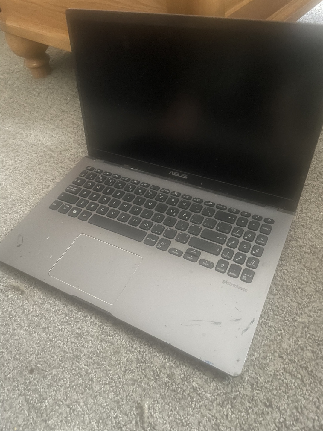 Used ASUS Laptop  for the repair or parts - photo 3