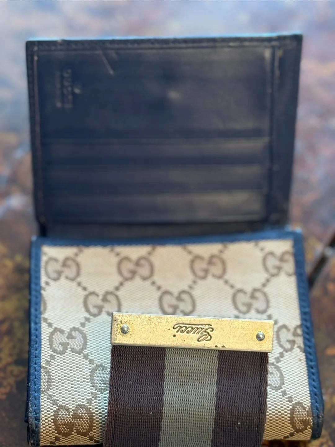 Vintage Gucci GG Canvas Bi-fold Wallet image indicator(3)