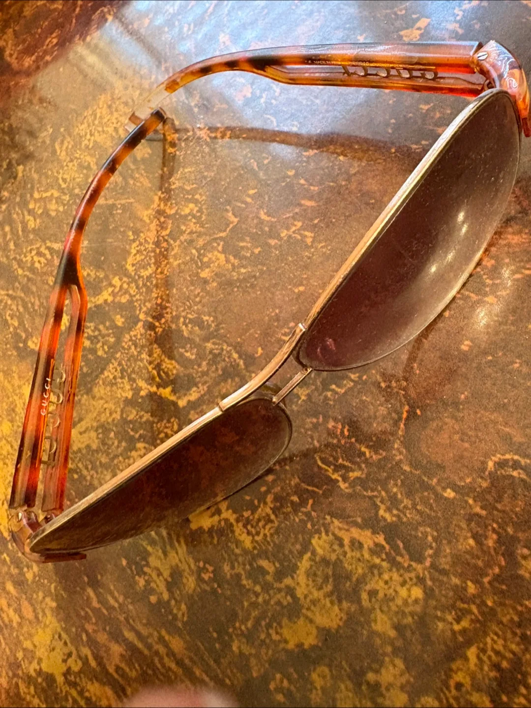 Vintage Gucci GG3815 Aviator Sunglasses image indicator(4)