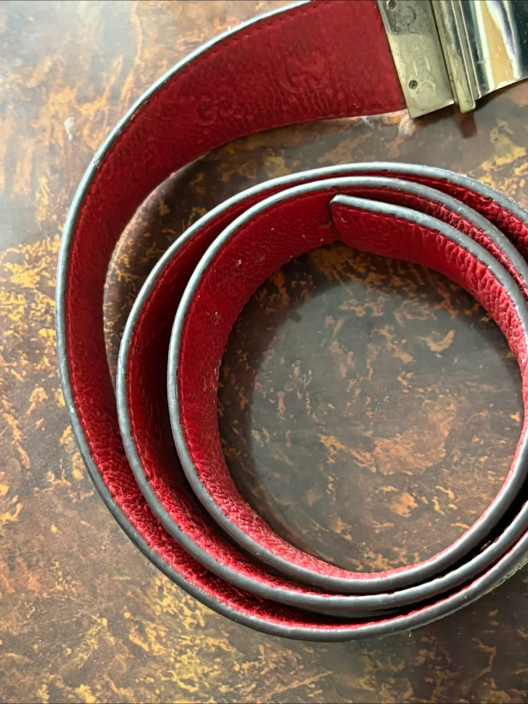 Vintage Gucci Reversible Belt image indicator(3)