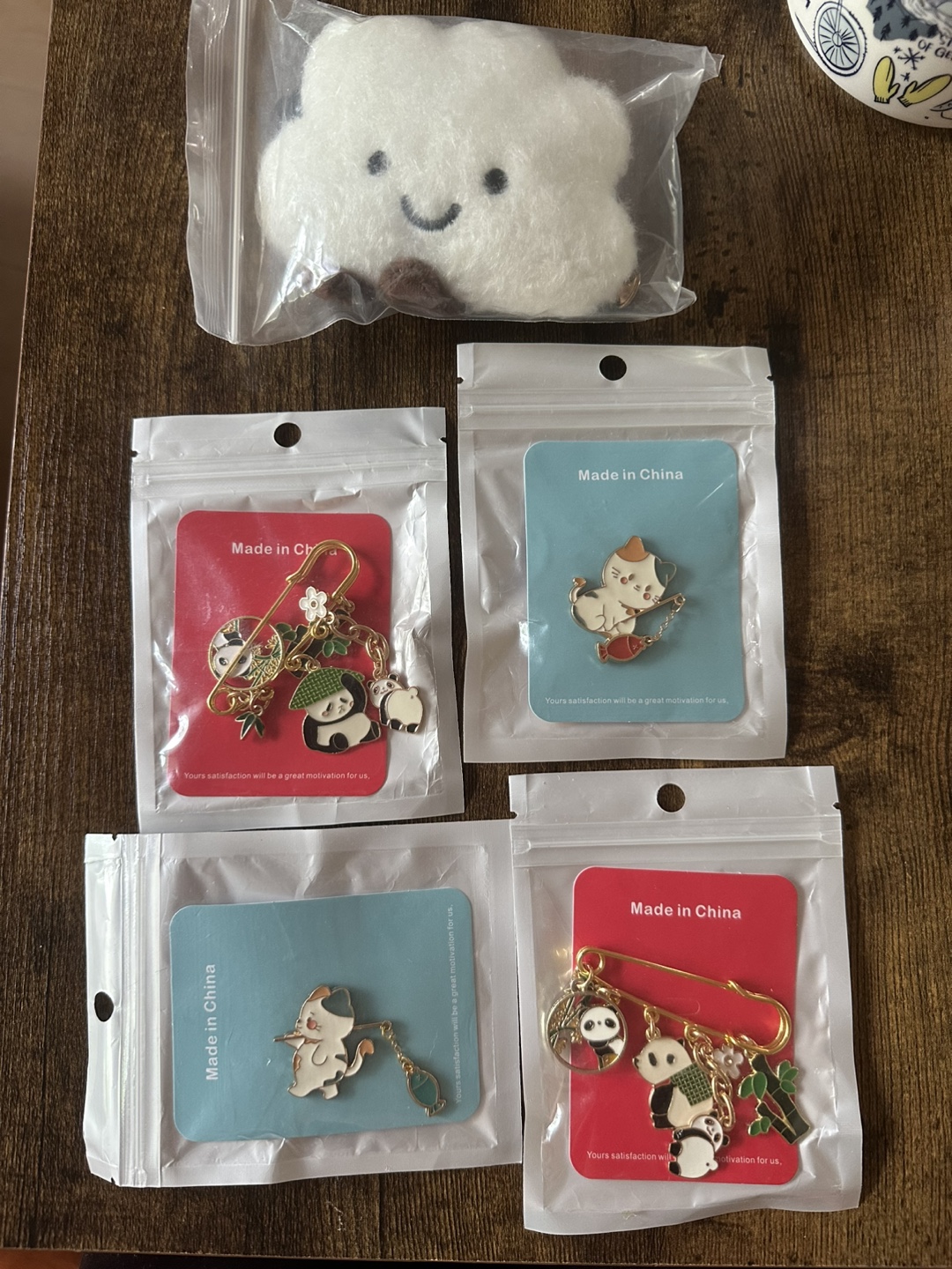 Cute Animal Enamel Pin Brooches Set